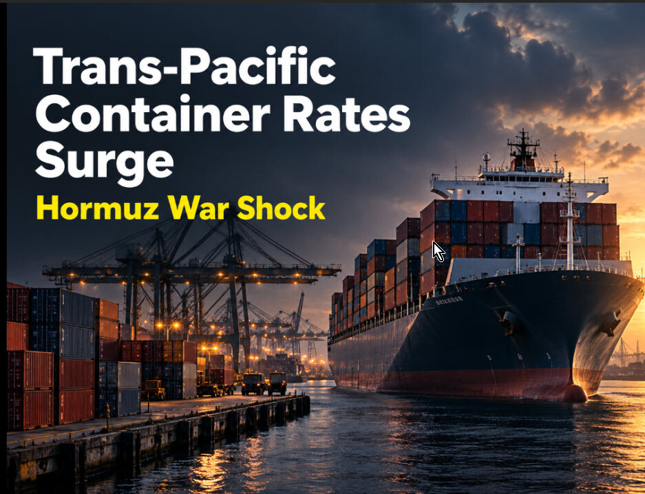 Hormuz War Pushes Trans-Pacific Container Rates Toward Pandemic-Era 