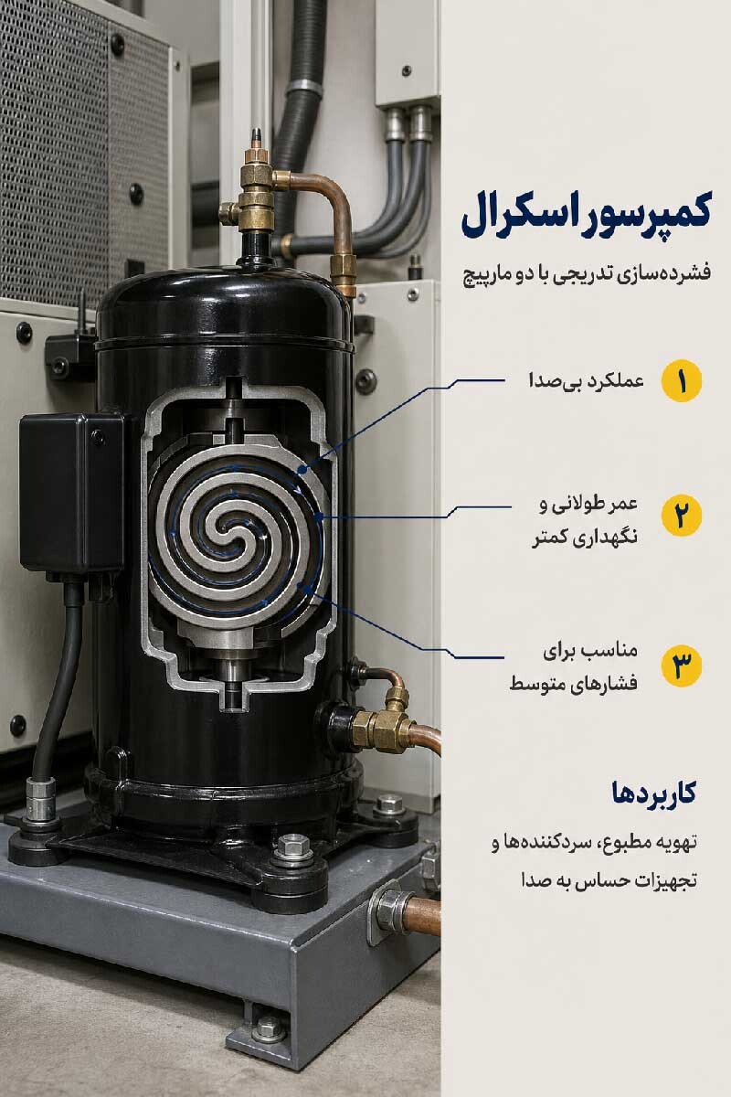 کمپرسور اسکرال / مارپیچی