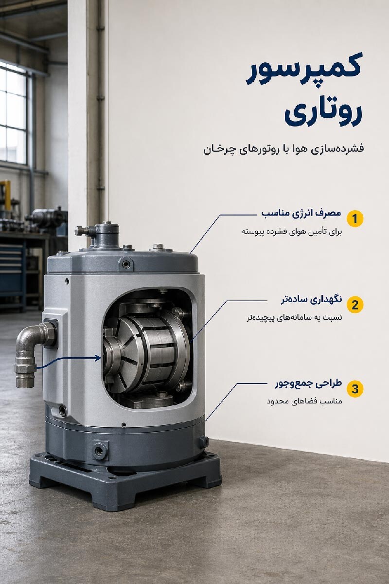 کمپرسور روتاری 