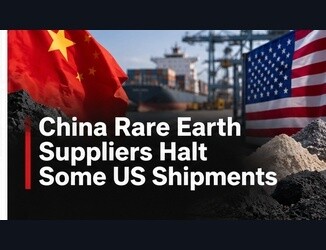 China Rare Earth Suppliers Halt Some US Shipments