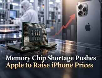 Memory Chip Shortage Pushes Apple to Raise iPhone Prices