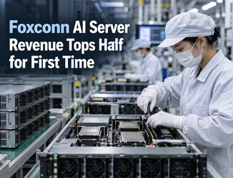 Foxconn AI Server Revenue Tops Half for First Time