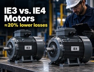 IE3 vs. IE4 Motors: What the Efficiency Classes Mean