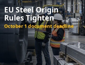 EU Sets October 1 Deadline for Steel Origin Documentation