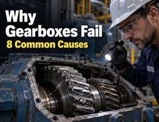 8 Common Causes of Industrial Gearbox Failure
