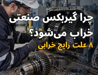 علل رایج خرابی گیربکس صنعتی و راه های پیشگیری