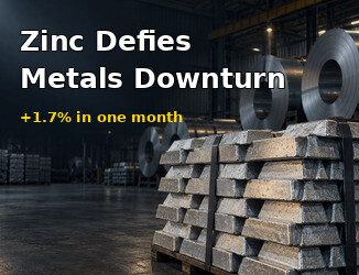 Zinc Prices Buck the Base-Metals Downturn, World Bank Data Shows